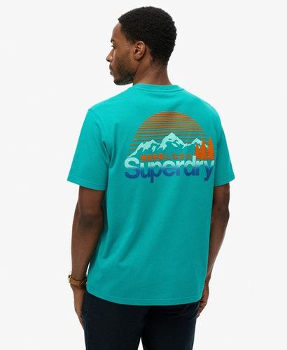 Men's Great Outdoors T-shirt mit Core Logo im Brustbereich - Größe: XL - Superdry - Modalova