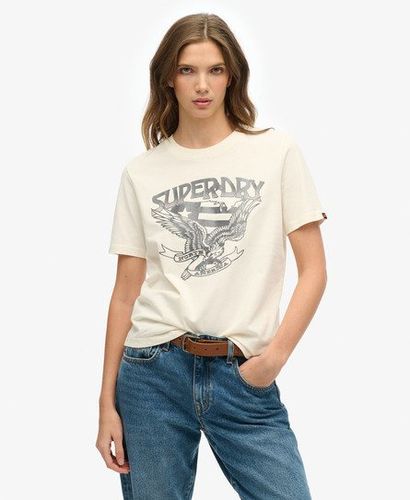 Damen American Eagle T-Shirt - Größe: 40 - Superdry - Modalova