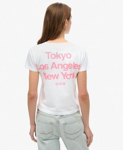 Damen Figurbetontes Core City T-shirt mit Logo - Größe: 44 - Superdry - Modalova