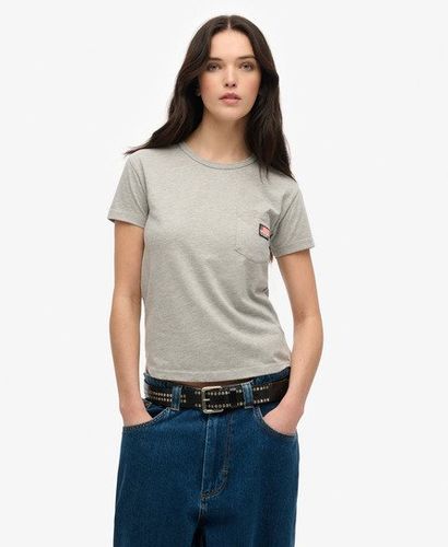 Women's Athletic Essential T-shirt mit Tasche - Größe: 42 - Superdry - Modalova