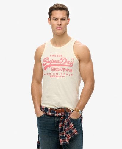 Herren Klassisches Heritage Tanktop mit Vintage-logo - Größe: S - Superdry - Modalova