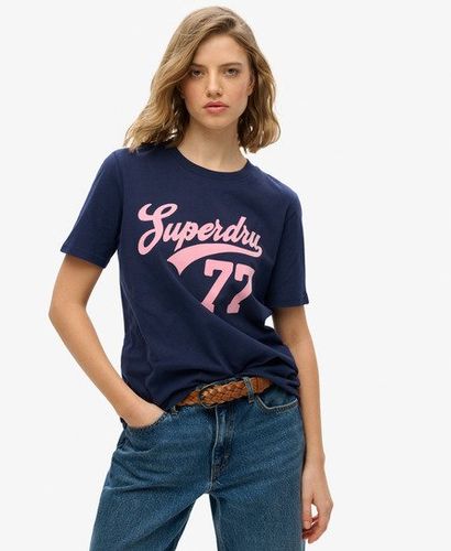 Damen Super 77 T-shirt - Größe: 36 - Superdry - Modalova