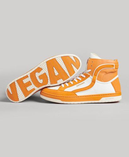 Men's Vegane Vintage Basket High-Top Sneaker Gelb - Größe: 42 - Superdry - Modalova