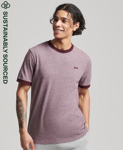 Men's Essential Ringer-T-Shirt aus Bio-Baumwolle mit Logo - Größe: XL - Superdry - Modalova