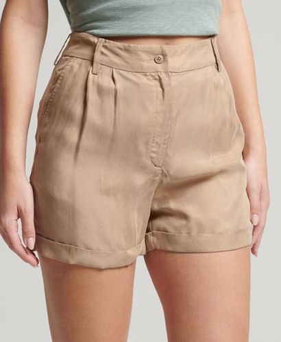 Damen Cupro-Shorts - Größe: 40 - Superdry - Modalova