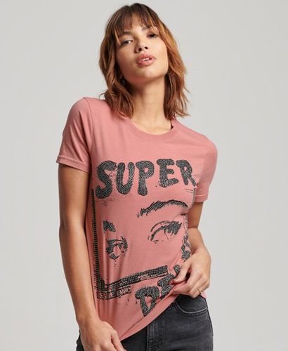 Women's Lo-Fi Poster T-Shirt - Größe: 36 - Superdry - Modalova