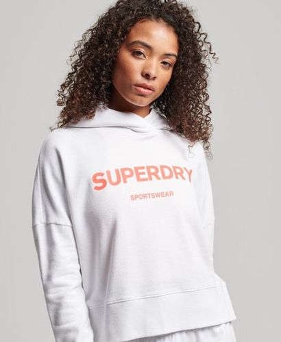 Sweat Court Droit à Capuche Core Sport Taille: 42 - Superdry - Modalova