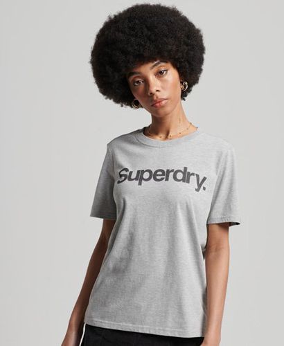 Women's Core T-Shirt mit Logo - Größe: 36 - Superdry - Modalova