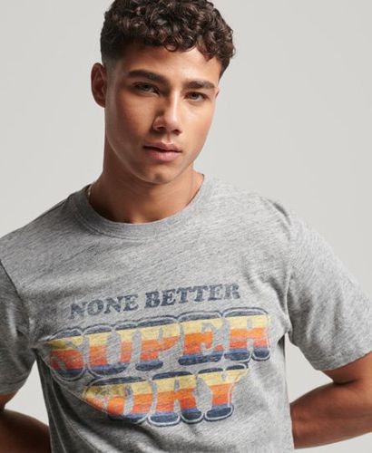 Men's Klassisches Vintage Cooper T-Shirt - Größe: L - Superdry - Modalova
