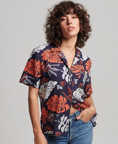 Women's Damen , und Vintage Beach Resort Hemd Bestickt, Größe: 36 - Größe: 36 - Superdry - Modalova