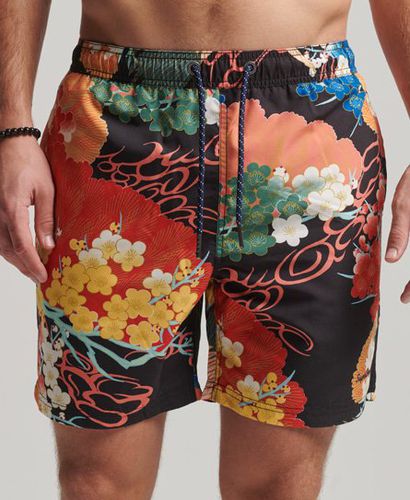 Herren Hawaiianische Badeshorts aus Recyceltem Material - Größe: Xxl - Superdry - Modalova