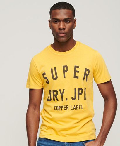 Men's Vintage Copper Label T-Shirt aus Bio-Baumwolle - Größe: M - Superdry - Modalova