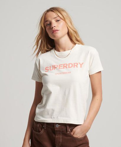 Women's 90er Jahre T-Shirt mit Grafik - Größe: 38 - Superdry - Modalova