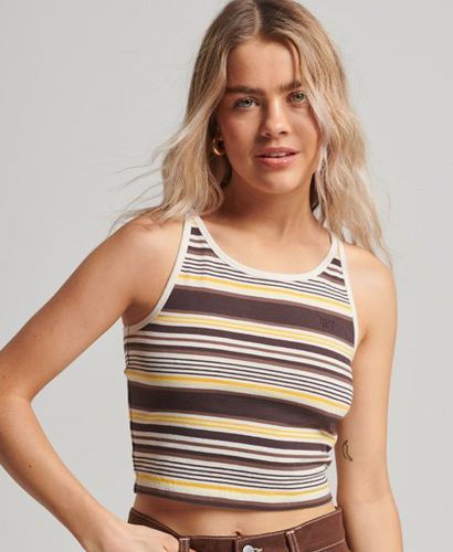 Women's Gestreiftes Vintage Surf Tanktop - Größe: 40 - Superdry - Modalova