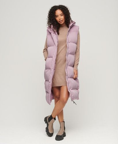Doudoune Longue Sans Manches à Capuche Taille: 40 - Superdry - Modalova