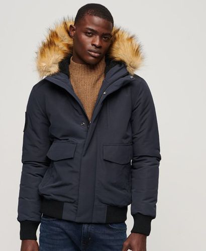 Men's Everest Bomber-Steppjacke mit Kapuze - Größe: L - Superdry - Modalova