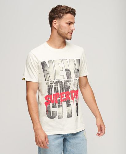 Herren Skater-T-Shirt mit Logo und Fotoprint - Größe: XL - Superdry - Modalova