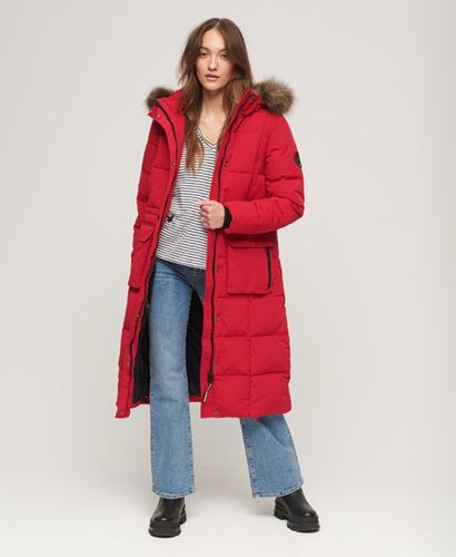 Women's Langer Everest Steppmantel - Größe: 36 - Superdry - Modalova