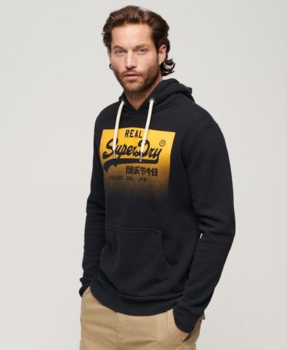 Herren Vintage Hoodie mit Farbverlauf und Kastenform - Größe: M - Superdry - Modalova