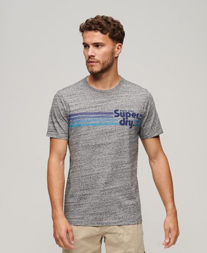 Men's Gestreiftes Terrain T-Shirt mit Logo - Größe: XL - Superdry - Modalova