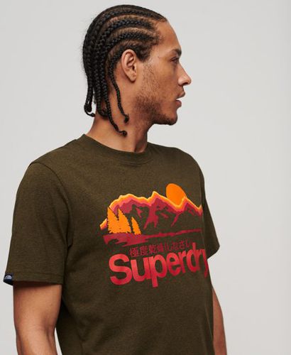 Herren Core Logo Great Outdoors T-Shirt - Größe: S - Superdry - Modalova