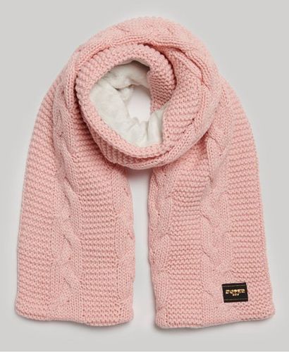Écharpe en Maille Torsadée Taille: 1Taille - Superdry - Modalova