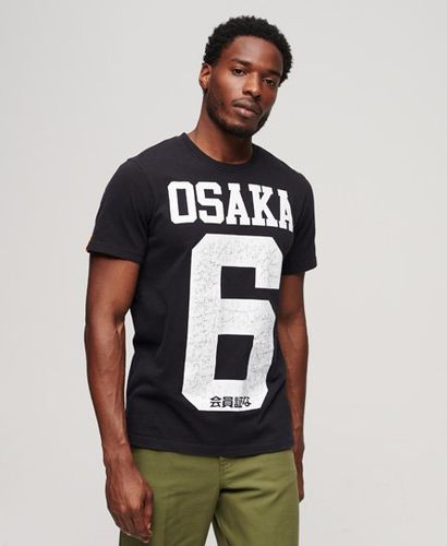 Herren Osaka 6 Vintage Standard T-Shirt mit Grafikdruck, Größe: M - Superdry - Modalova