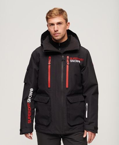 Herren Sport Ski Ultimate Rescue Jacke mit Logo-Druck, Größe: M - Superdry - Modalova