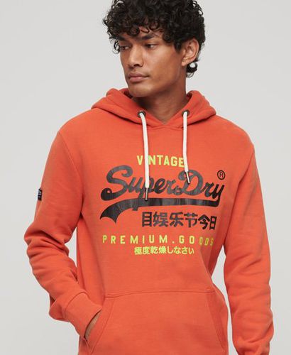 Men's Herren , und Klassischer Heritage Hoodie mit Vintage-Logo, Größe: S - Größe: S - Black Friday & weitere Preisnachlässe - Superdry - Modalova