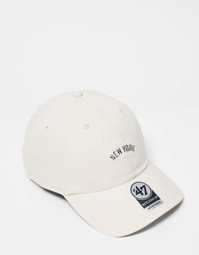 Casquette avec logo NY Yankees - Crème - 47 Brand - Modalova