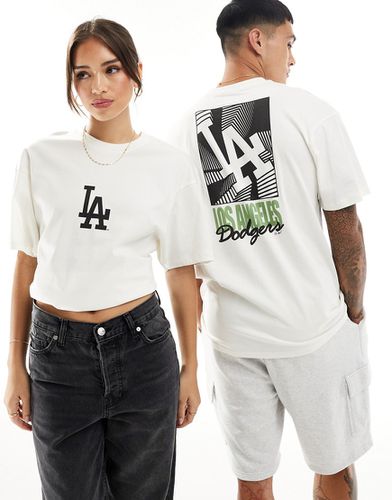 T-shirt unisexe à imprimé Los Angeles Dodgers façon spirale - cassé - 47 Brand - Modalova