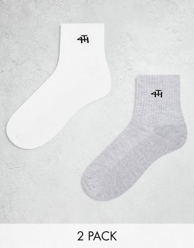 Lot de 2 paires de chaussettes à logo - 4Th & Reckless - Modalova