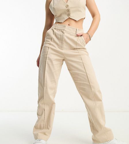 Exclusivité - Pantalon d'ensemble habillé - Taupe - 4Th & Reckless Petite - Modalova