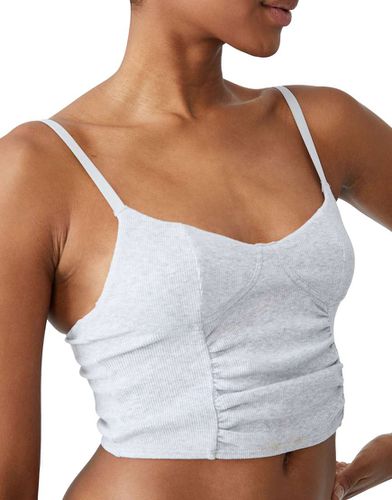 Cotton On - Bustier d'ensemble froncé en coton - Cotton:on - Modalova