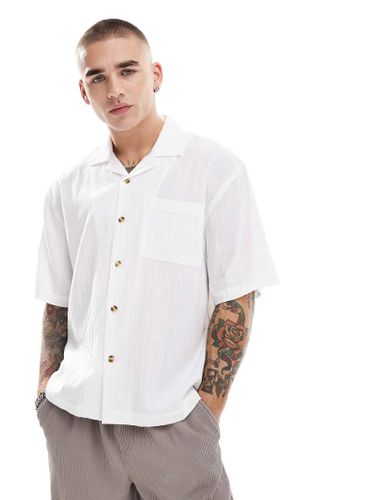 Chemise coupe carre en tamine  manches courtes - Cotton On - Modalova