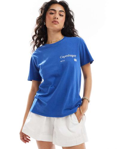 Cotton On - T-shirt oversize avec motif Copenhagen rétro - Cotton:on - Modalova