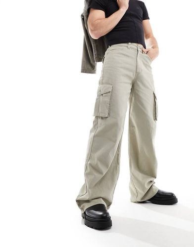 Pantalon cargo - Taupe - Collusion - Modalova