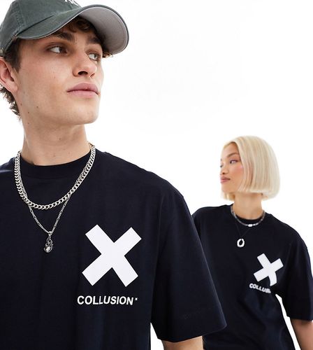 T-shirt unisexe en coton avec logo - Collusion - Modalova