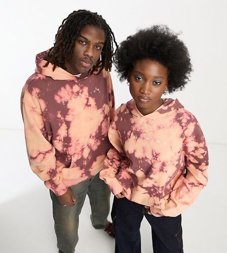 Unisex - Sweat à capuche effet tie-dye - Collusion - Modalova