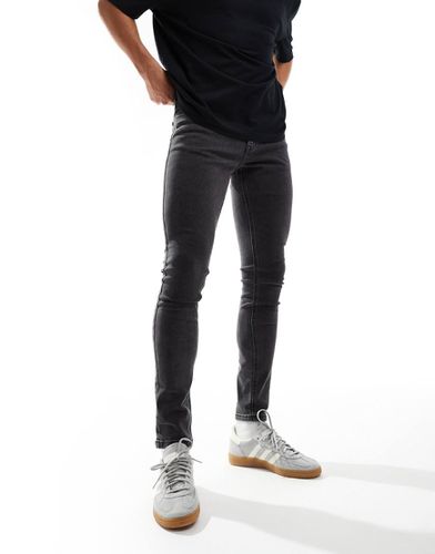 X001 - Jean skinny taille mi-haute - délavé - Collusion - Modalova