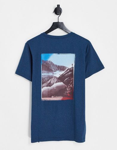 Tech Trail - T-shirt à imprimé graphique au dos - Columbia - Modalova