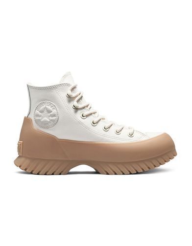 Chuck Taylor All Star Hi Lugged 2.0 - Bottines montantes style baskets en cuir avec semelle en caoutchouc - Crème - Converse - Modalova