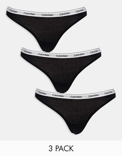 Modern Logo - Lot de 3 strings - Calvin Klein - Modalova