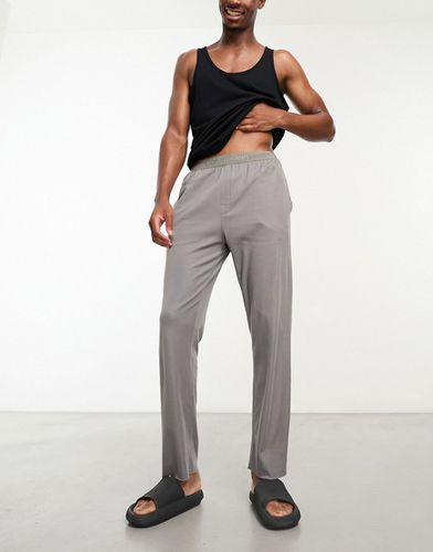 CK - Pantalon de pyjama avec logo à la taille - anthracite - Calvin Klein - Modalova