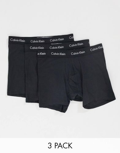 Cotton Stretch - Lot de 3 boxers à logo sur la ceinture - Calvin Klein - Modalova