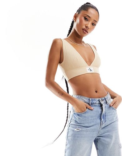 Calvin Klein Brassière Crop Top Femme Gris Tailles xs Coloris Gris