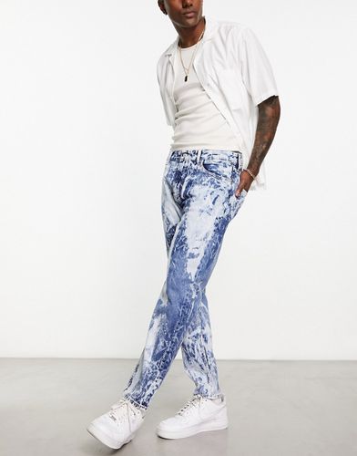 Jean droit coupe dad effet teinté - à délavage moyen - Calvin Klein Jeans - Modalova