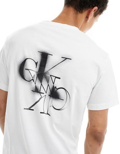 T-shirt avec logo miroir - Calvin Klein Jeans - Modalova
