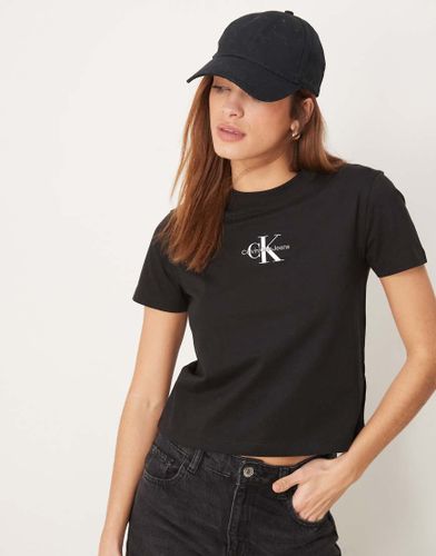 T-shirt effet rtrci  logo monogramme - Calvin Klein Jeans - Modalova