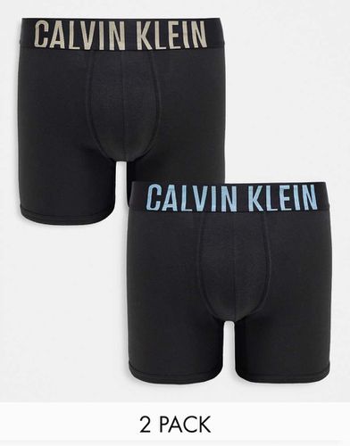 Lot de 2 boxers à taille à logo contrastant - Calvin Klein - Modalova